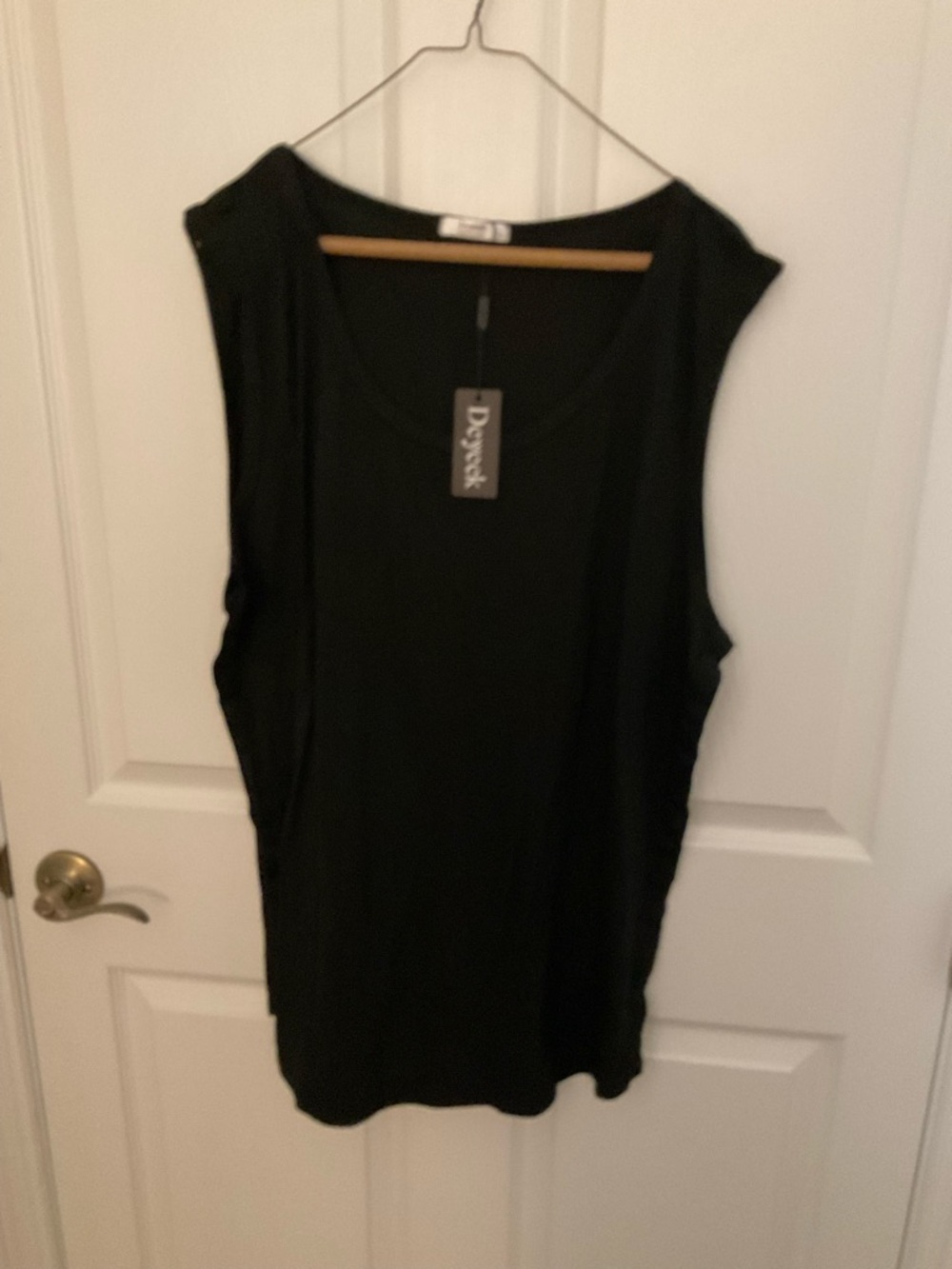 Dynamite Black Scoop Neck Tank